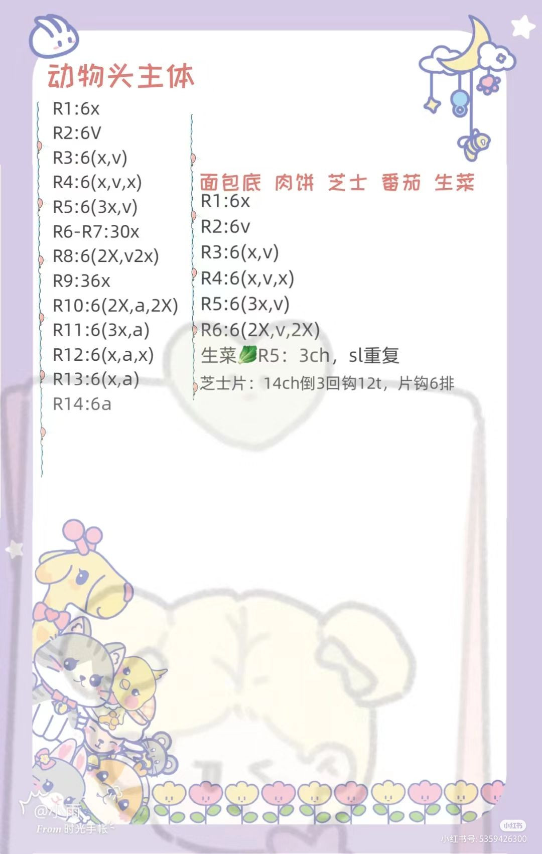 Adorable Crochet Animal Burgers for a Happy Crafting Day