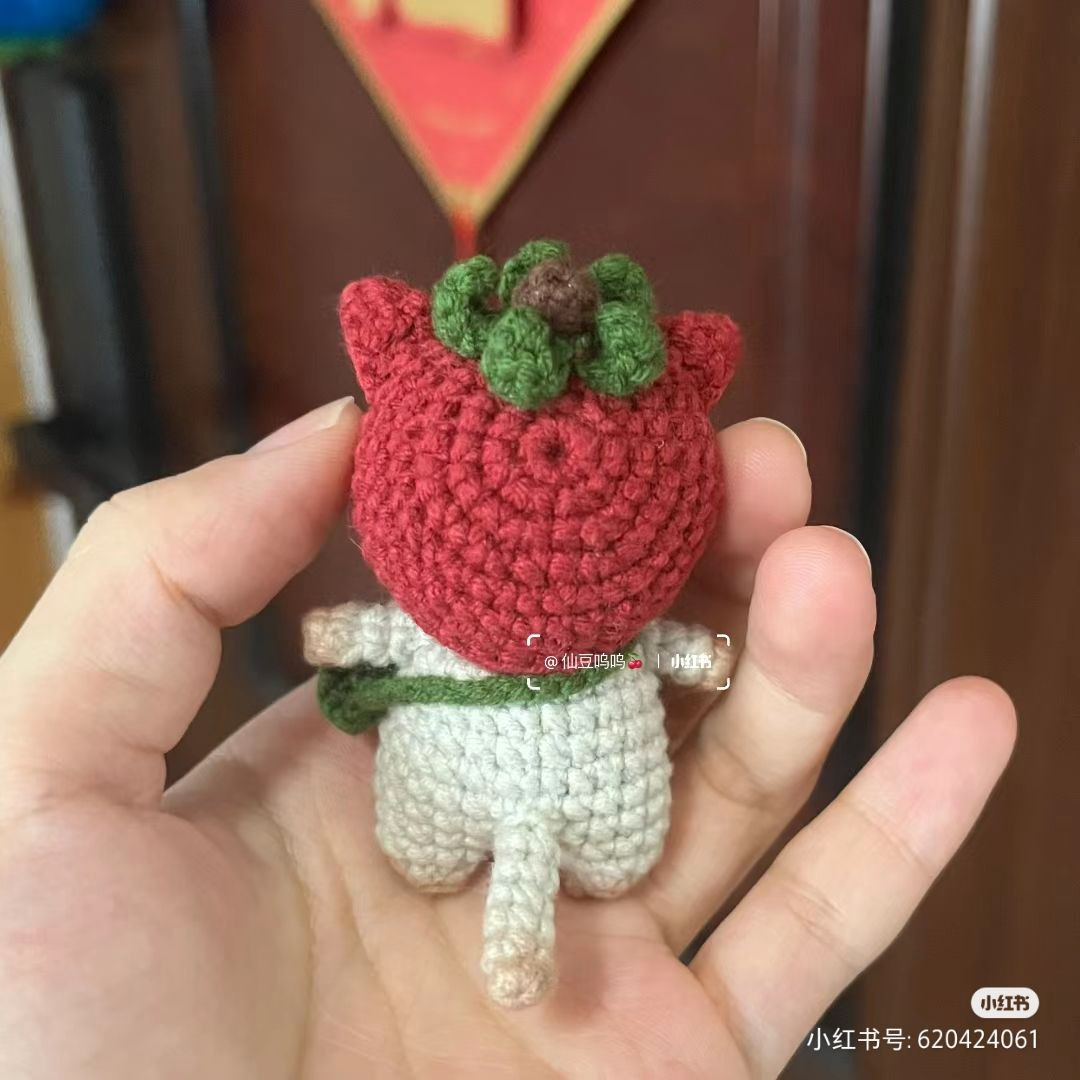 Adorable Crochet Animal Dolls with Colorful Yarn Background