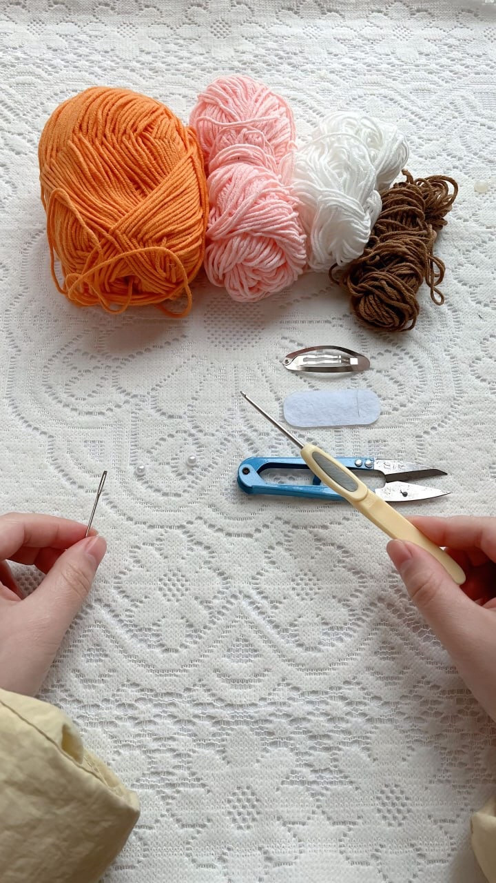 Adorable Crochet Bunny Hair Clip Pattern Tutorial