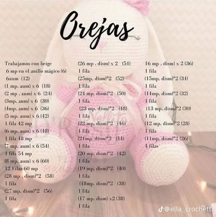 Adorable Crochet Bunny with Bow Pattern Guide