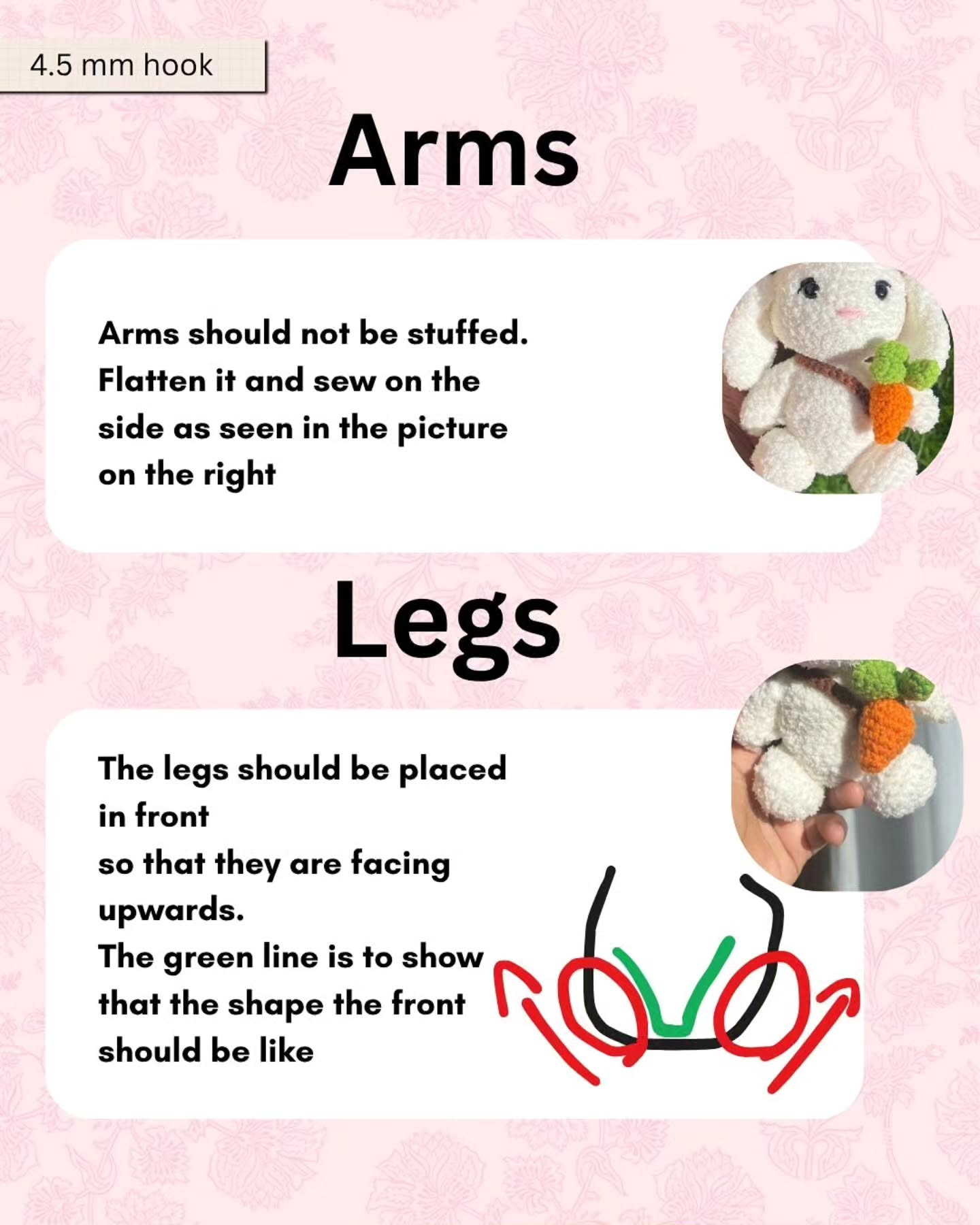 Adorable Crochet Bunny with Carrot Amigurumi Free Pattern