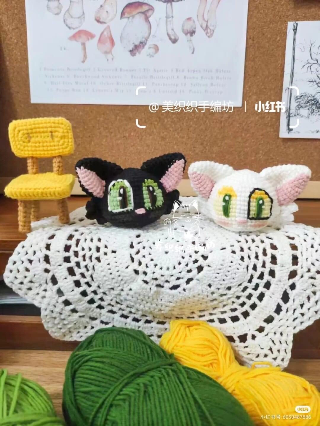 Adorable Crochet Cat Head Patterns for Beginners to Try