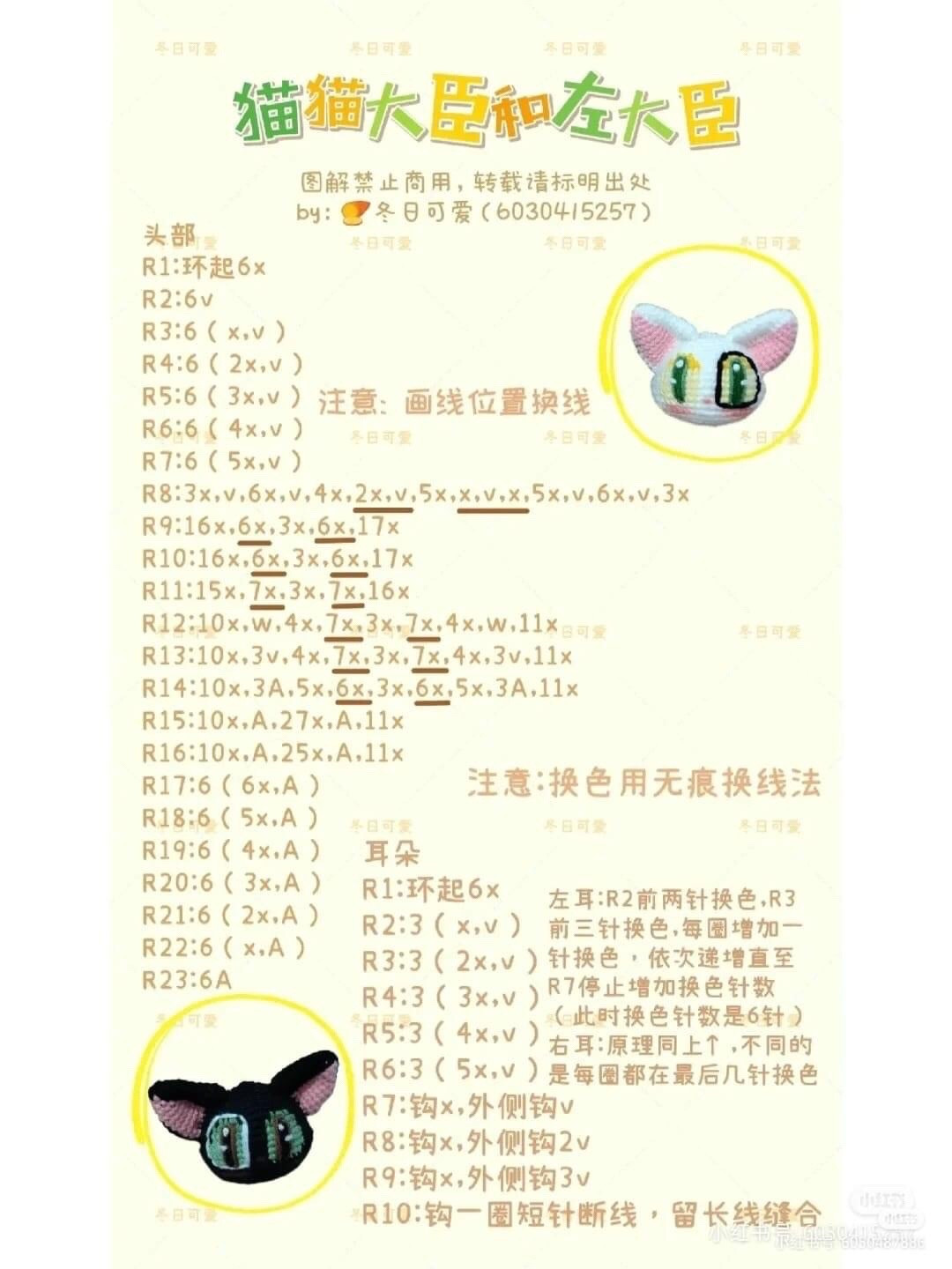 Adorable Crochet Cat Head Patterns for Beginners to Try