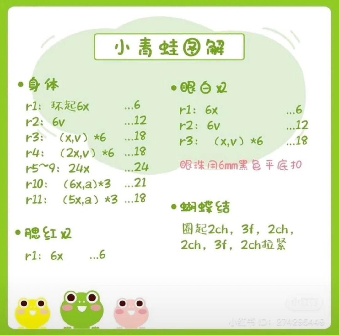 Adorable Crochet Frogs with a Cute Sleeping Theme Background