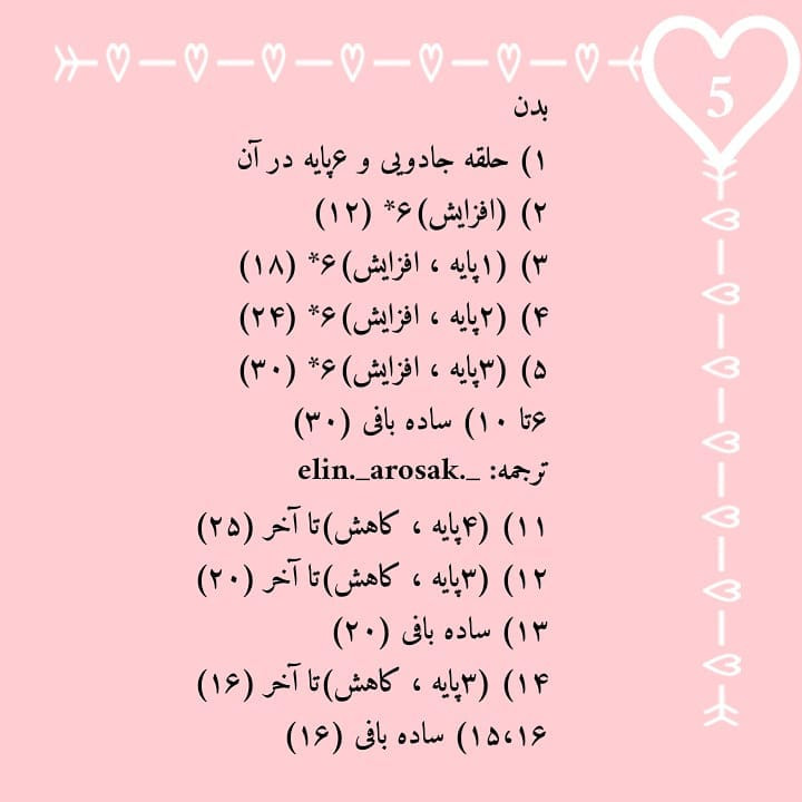 الگوی رایگان بافتنی برای سرکلیدی های عروسکی