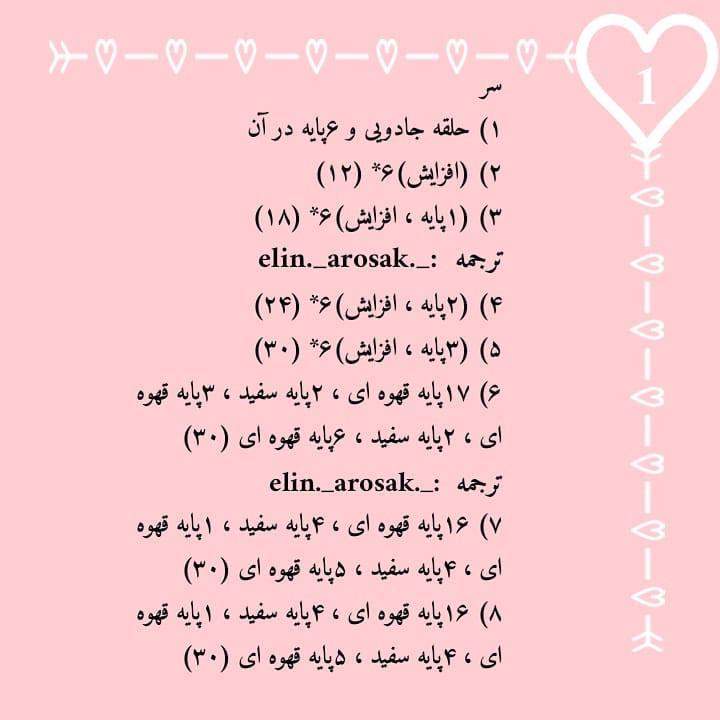 الگوی رایگان قلاب بافی خرس کوچک