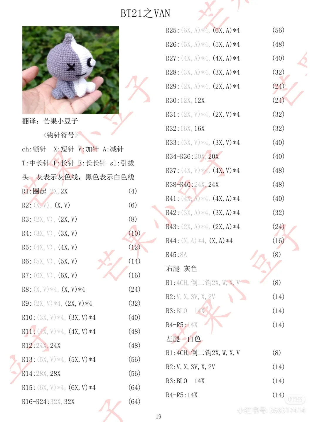 Amigurumi Crochet Pattern: Adorable Cartoon Animal Characters Set