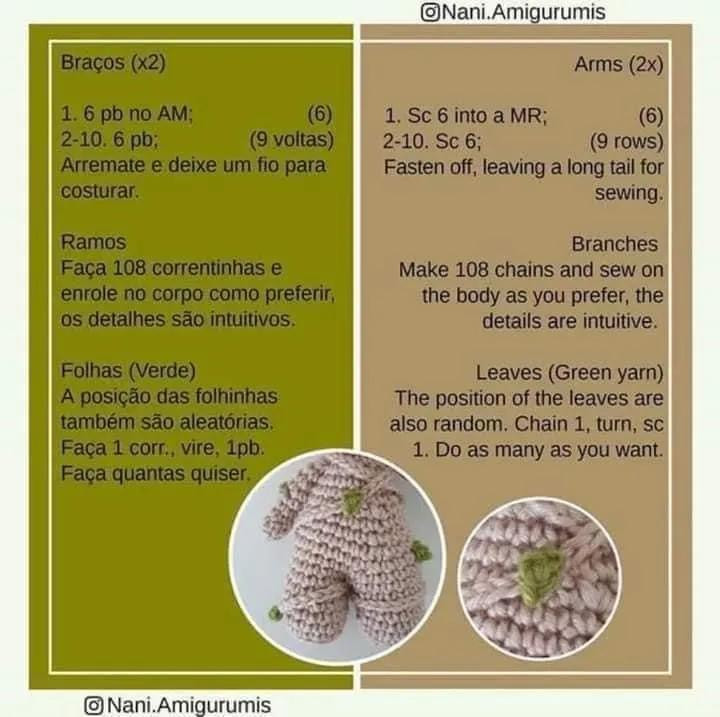 Amigurumi Groot: Receita Gratuita Para Você Criar o Seu!