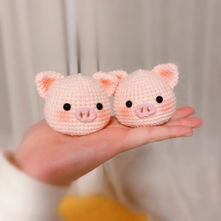 Amigurumi Lợn Hồng Dễ Thương: Hướng Dẫn Móc Len Đơn Giản