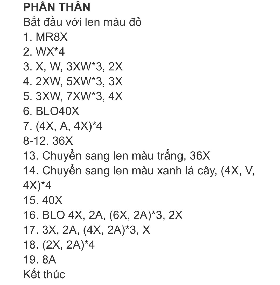 Ba khối len hình trái cây dễ thương xếp chồng