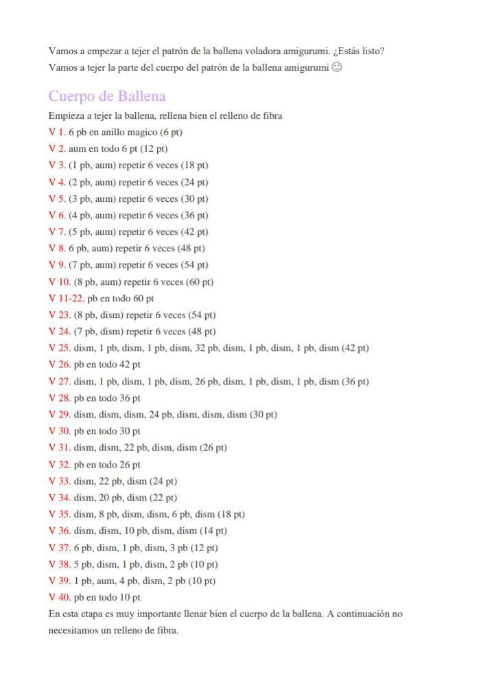 Ballena Voladora Amigurumi con Globos: Patrón Gratuito