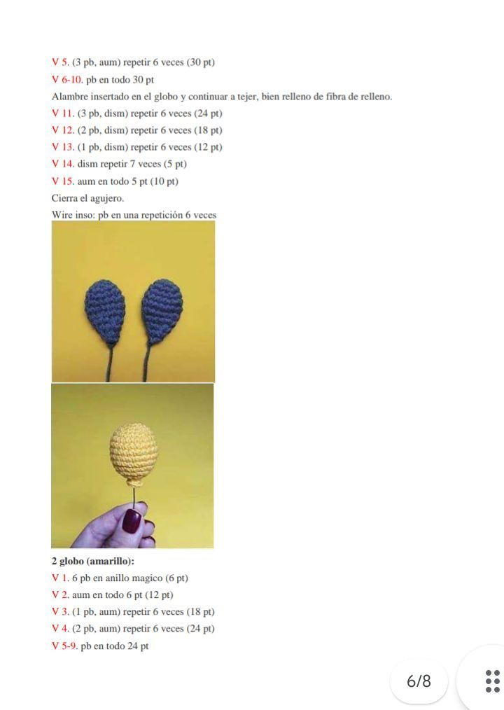 Ballena Voladora Amigurumi con Globos: Patrón Gratuito