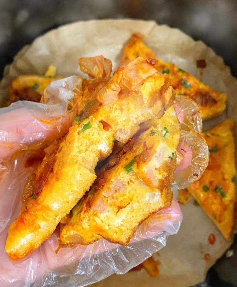 Bánh bao chiên nồi không dầu