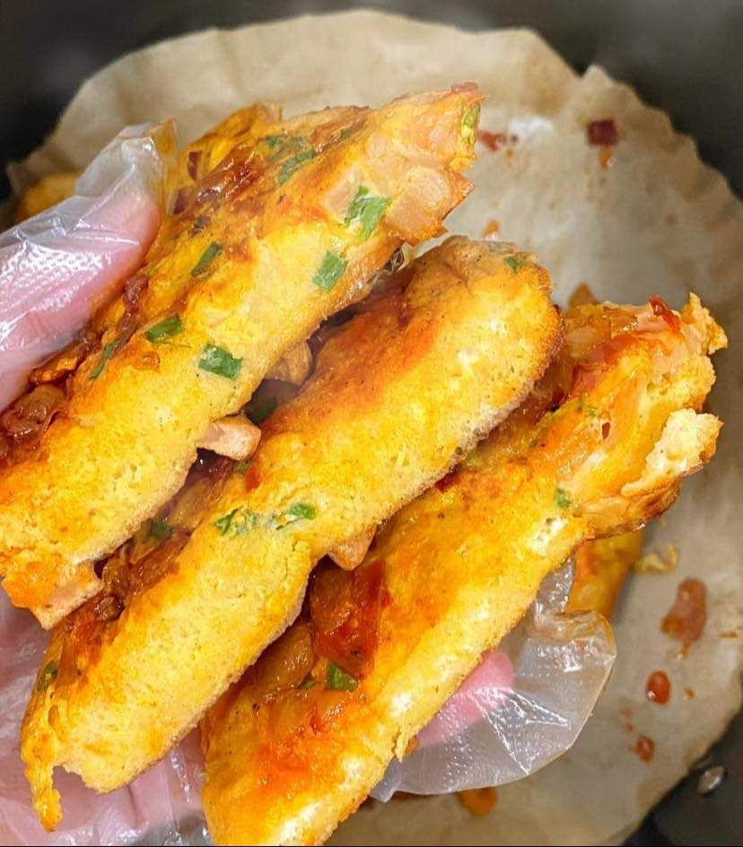 Bánh bao chiên nồi không dầu