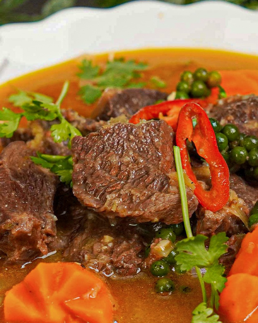 Bò Hầm Pate Tiêu Xanh Thịt Mềm Tan Nước Hầm Sánh Béo