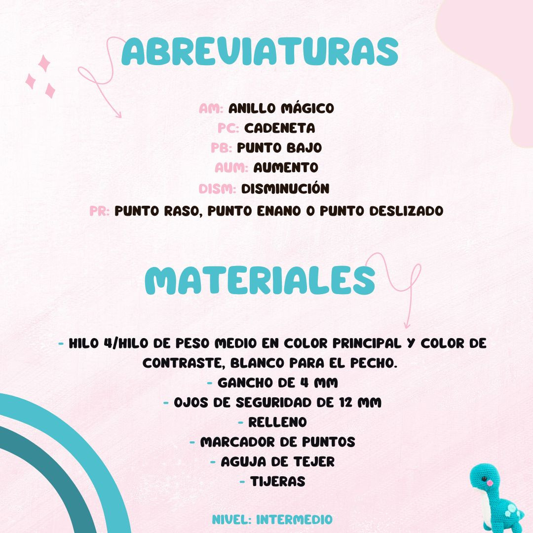 Brontosaurio Amigurumi: Patrón Gratis para Tejer en Casa