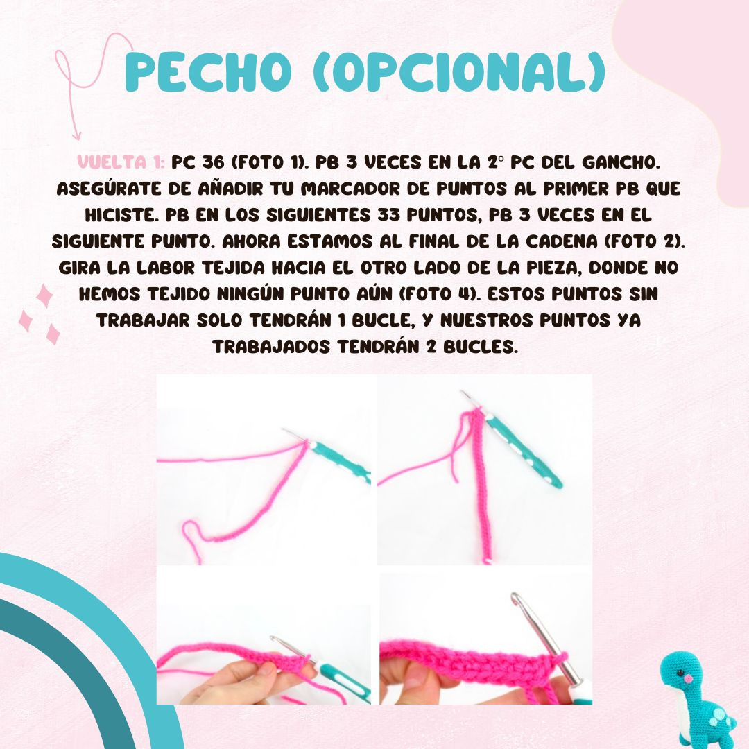 Brontosaurio Amigurumi: Patrón Gratis para Tejer en Casa