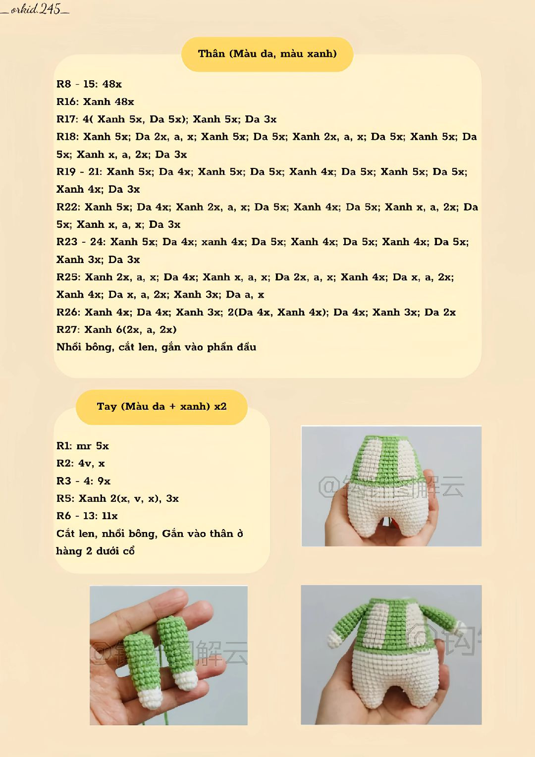 Búp bê chó len móc đôi dễ thương hình trái tim