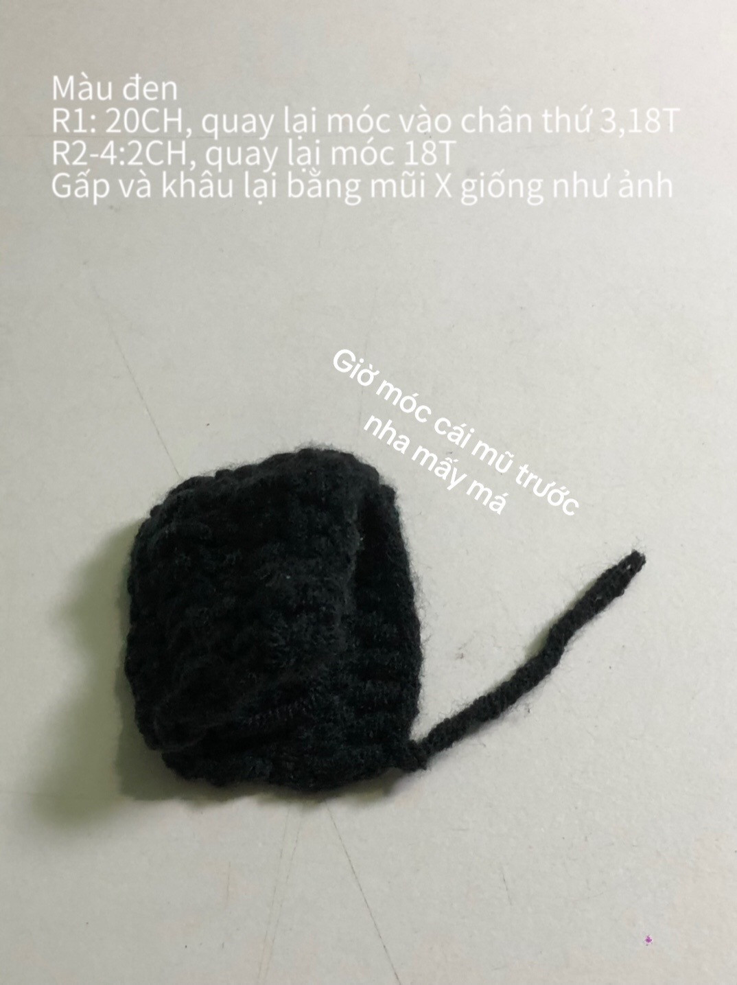 Búp bê len mô phỏng thần chết hài hước và đáng yêu