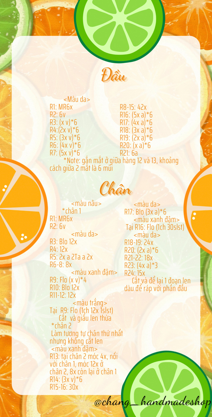 Búp bê móc len hình nhân vật hoạt hình trong hộp quà