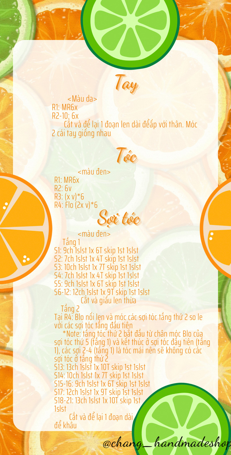 Búp bê móc len hình nhân vật hoạt hình trong hộp quà