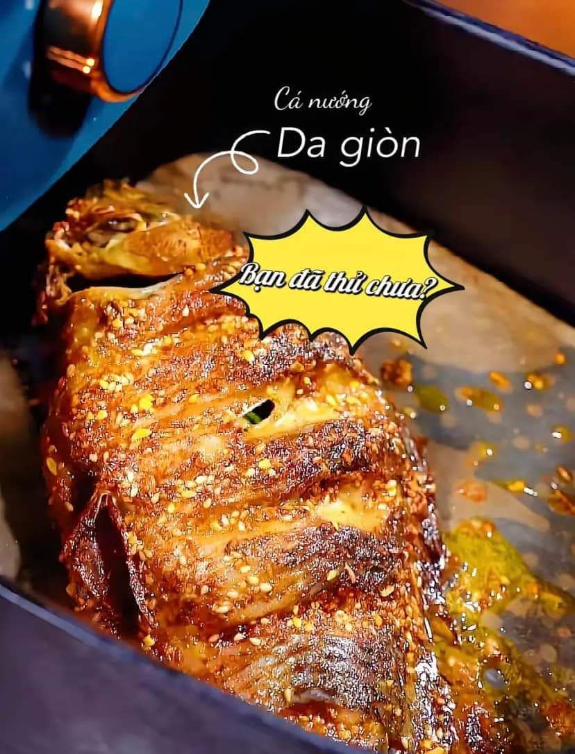 Cá Nướng Giòn Rụm Với Sốt Dầu Hào Cay Thơm