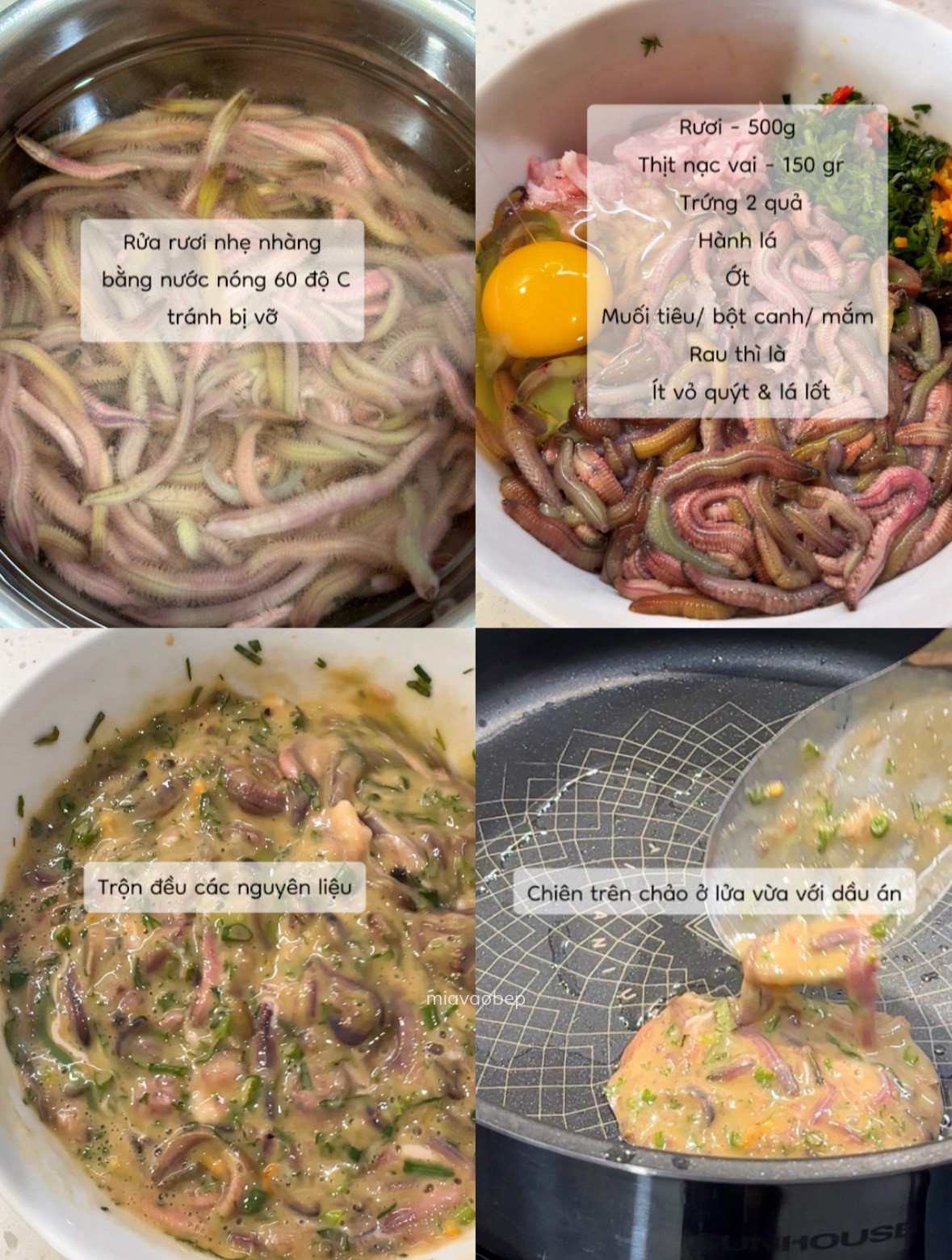 Cách làm chả rươi Hà Nội ngon nức