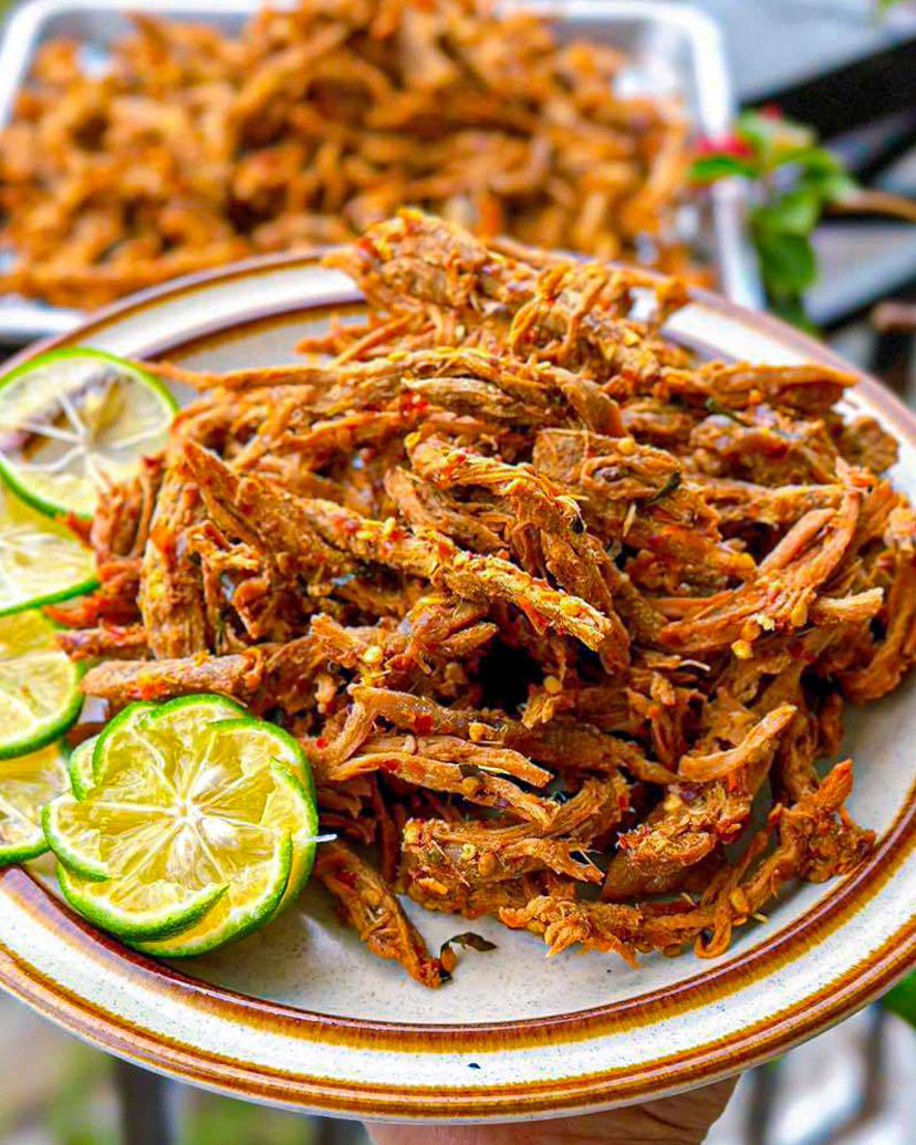 Cách Làm Khô Nạc Heo Sả Ớt Bằng Nồi Chiên Thơm Ngon Cay Nồng Đậm Vị Để Dành Ăn Tết