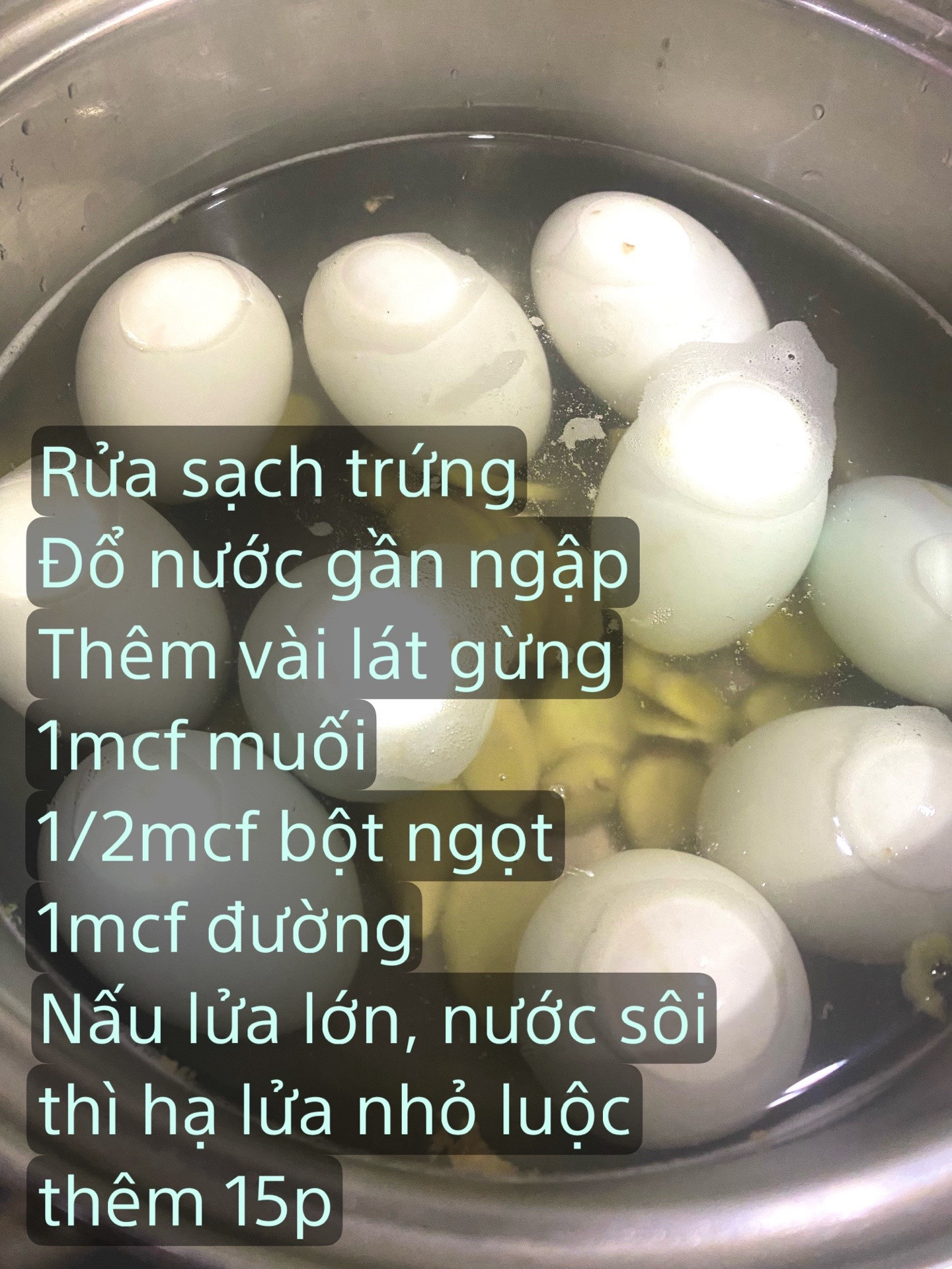 Cách Luộc Trứng Lộn Ngon