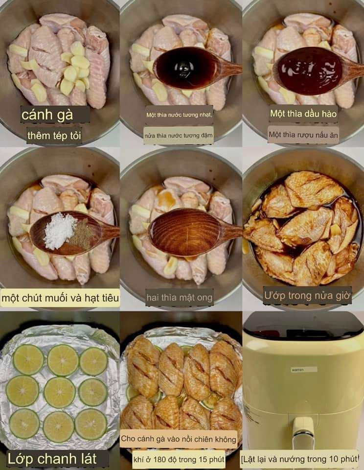 Cánh gà ướp cùng chanh siêu ngon !!!