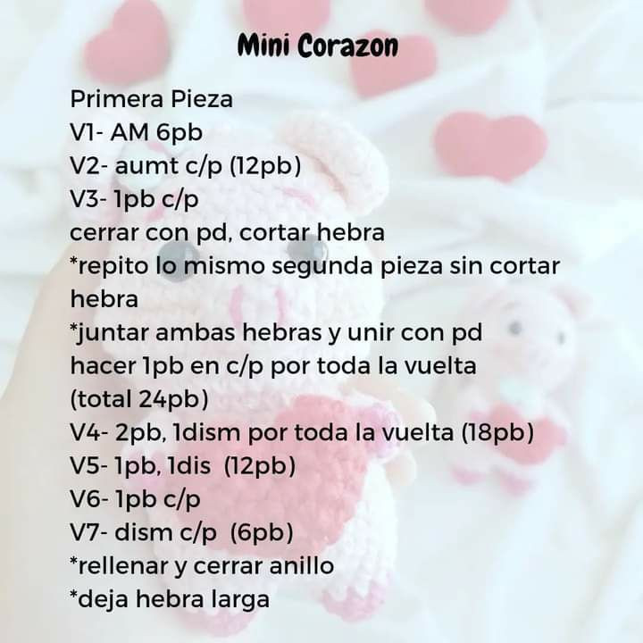 Cerdito adorable con corazón: patrón de crochet gratuito