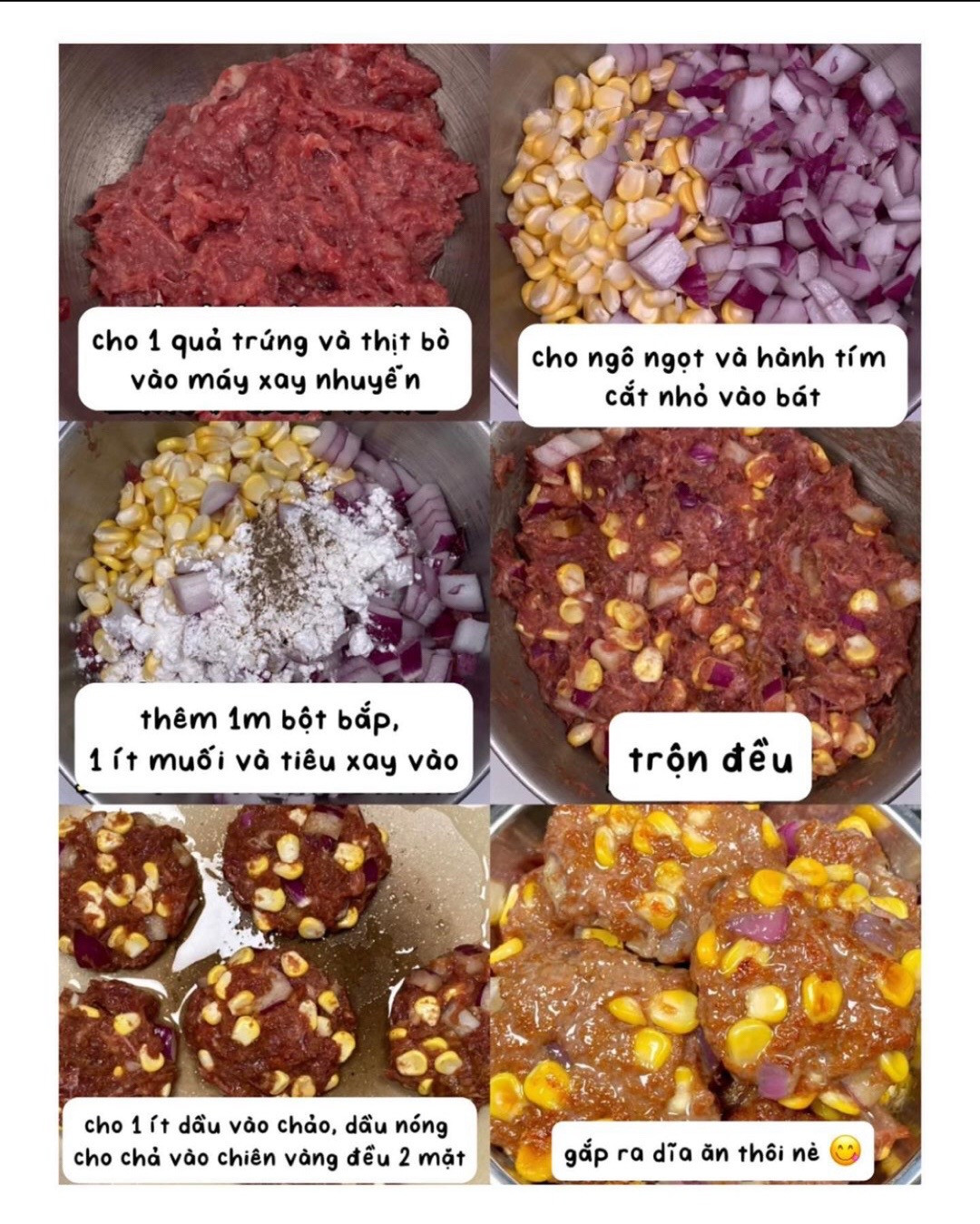 Chả Bò Ngô Ngọt Giòn Tan