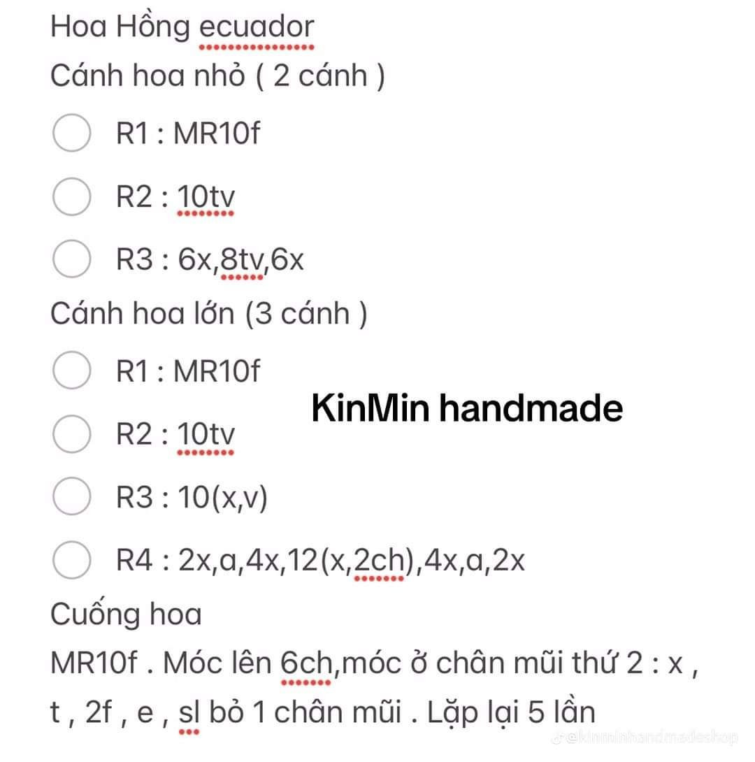 Chart hoa hồng ecuador chi tiết cho người mới bắt đầu