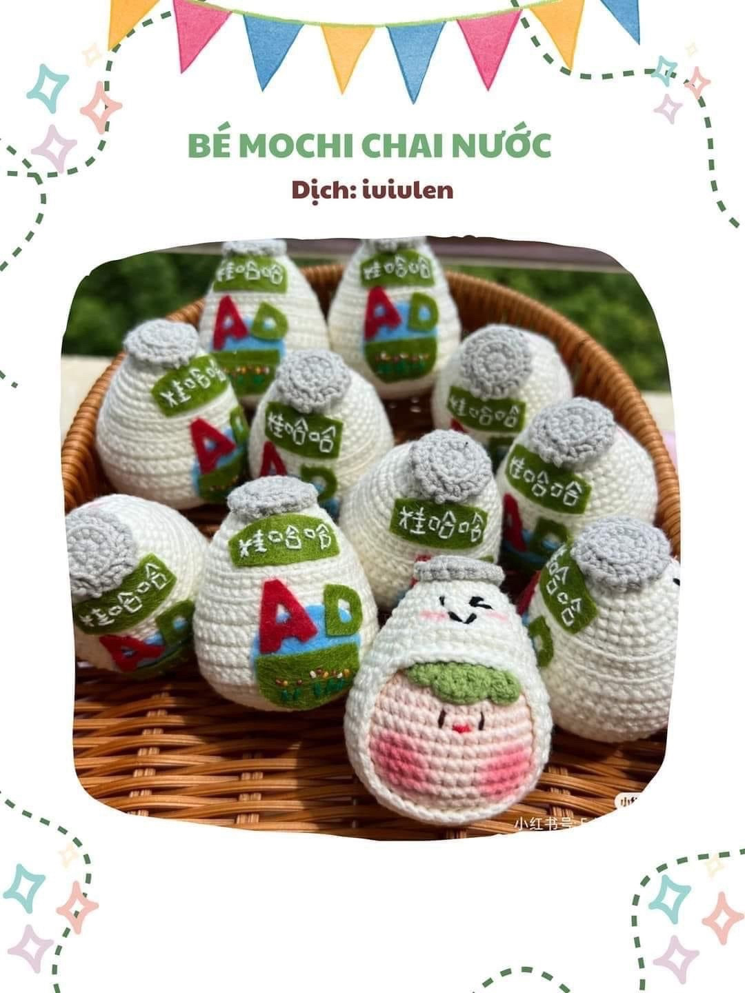 Chart móc len bánh mì dễ thương cho người mới bắt đầu