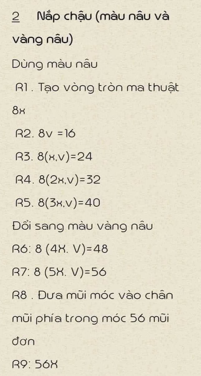 Chart móc len chậu sen đá dễ thương và sáng tạo