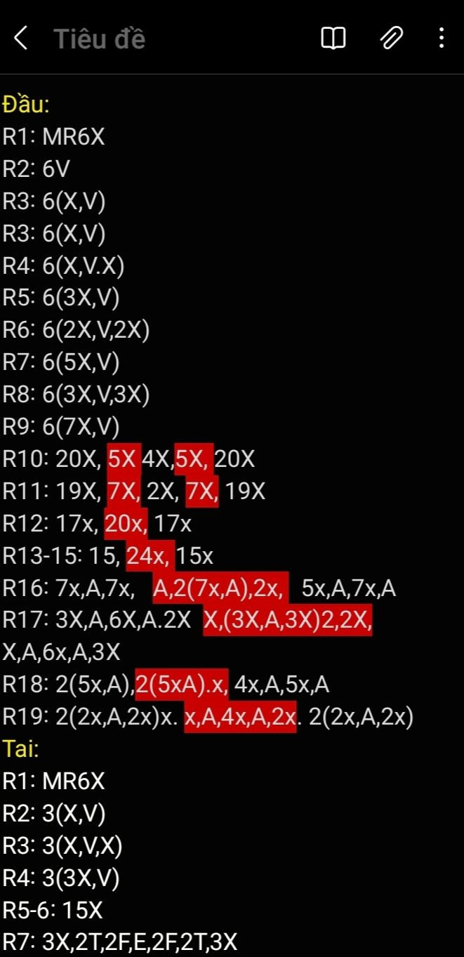 Chart móc len cho bộ đôi cáo nhỏ đáng yêu