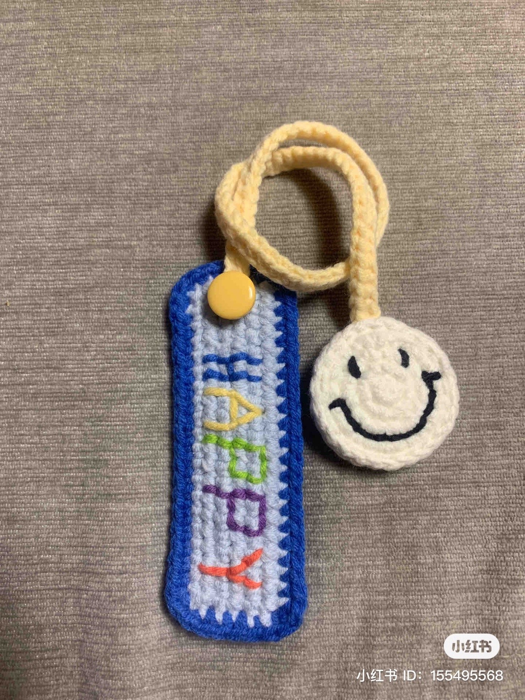 Chart móc len cho móc khoá mặt cười độc đáo và dễ thương