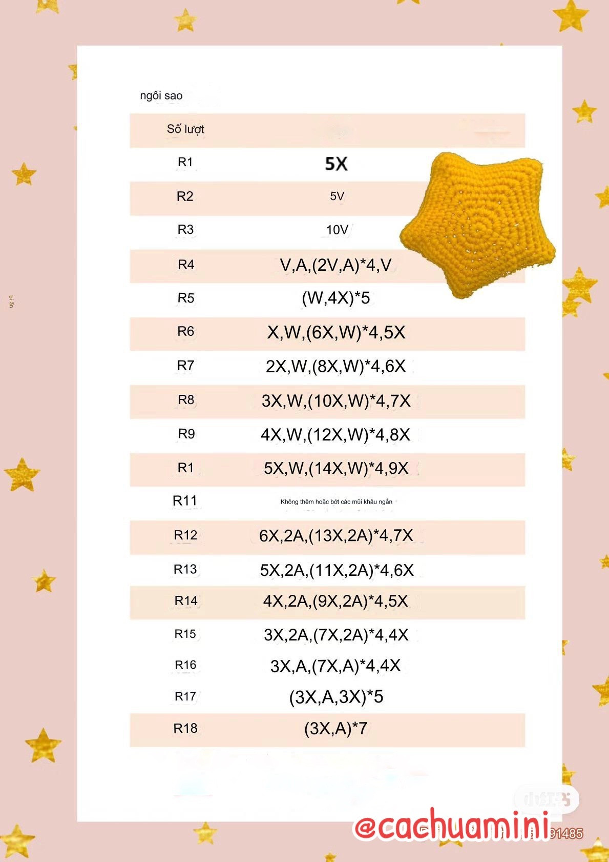 Chart móc len hình mặt người dễ thương cho mùa lễ hội.