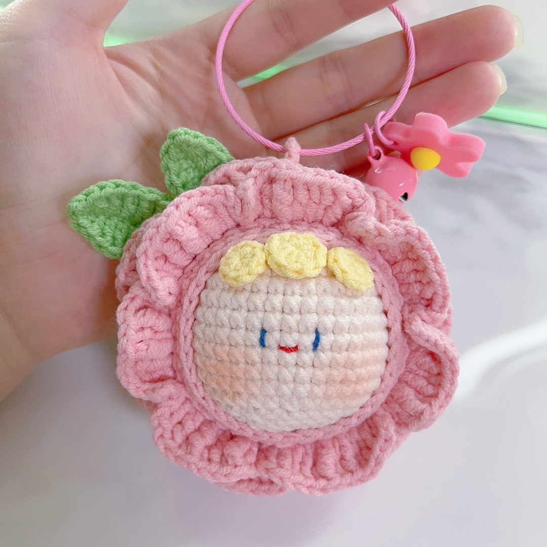 Chart móc len hoa cười dễ thương cho người mới bắt đầu