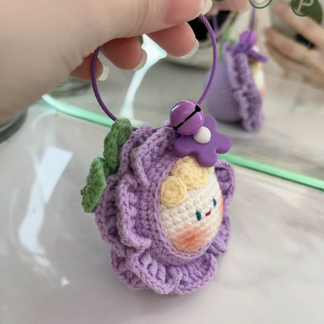 Chart móc len hoa cười dễ thương cho người mới bắt đầu