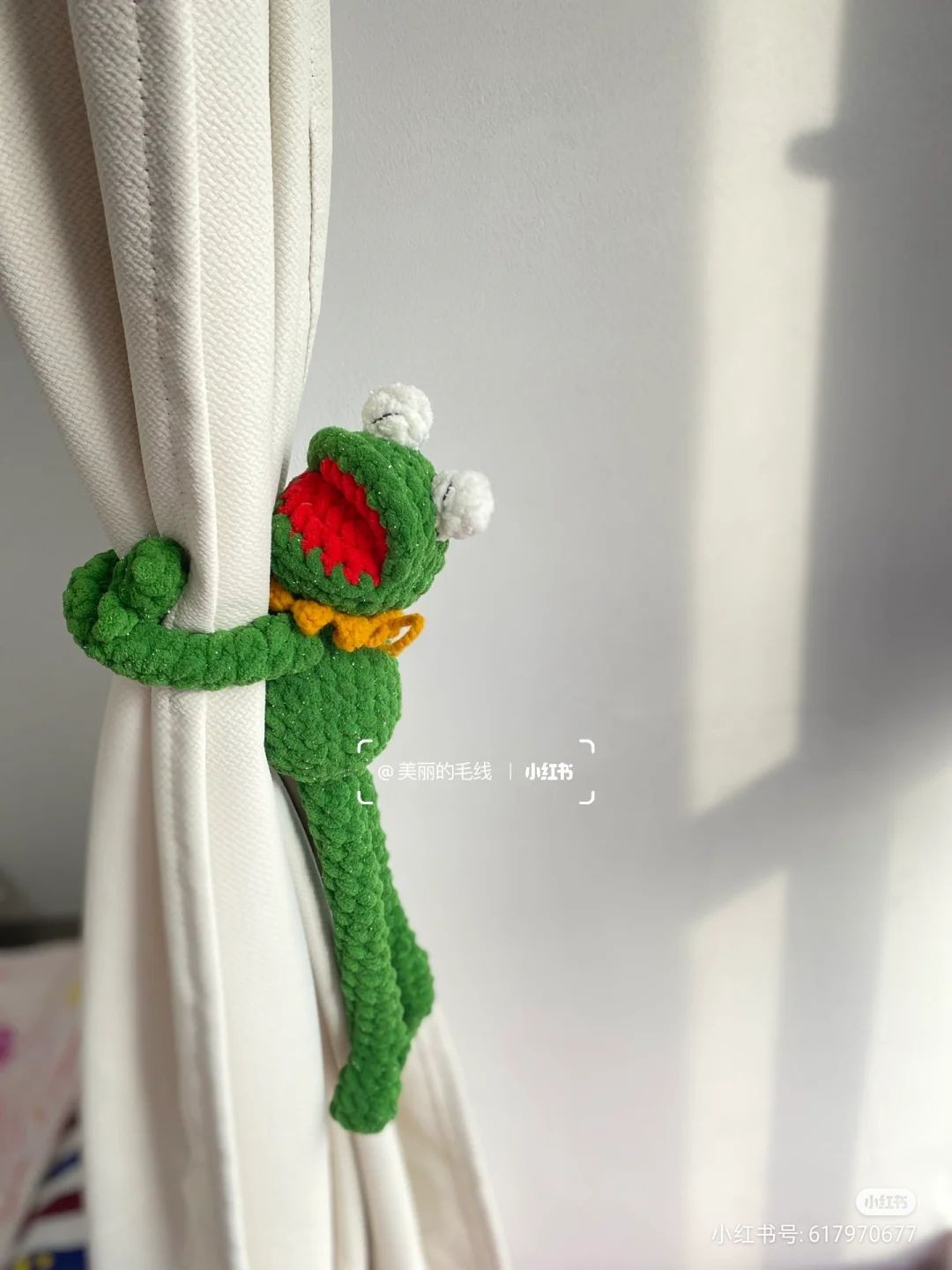 Cheerful Frog Crochet Pattern with Colorful Yarn Selection