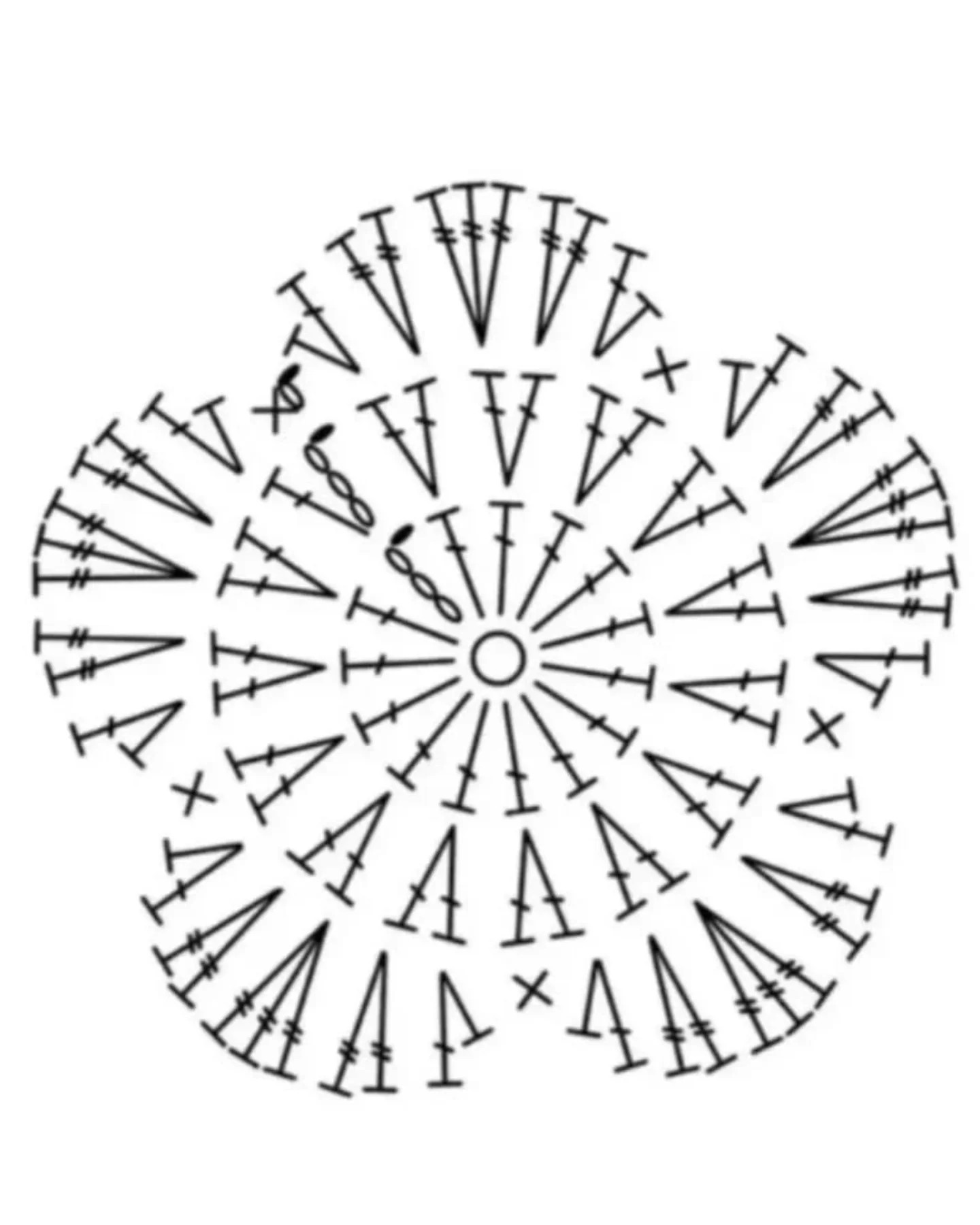 Collection of Crochet Patterns: Square, Rectangle, Triangle, and Circle Designs