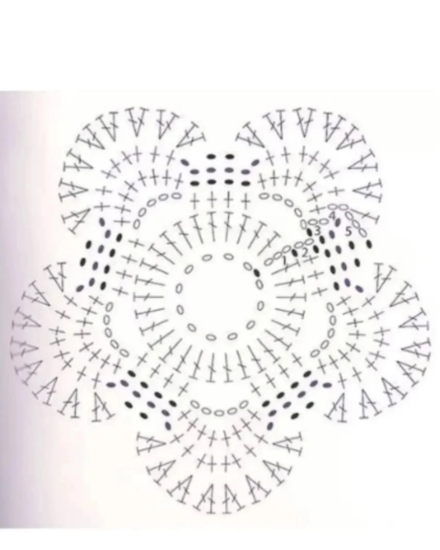 Collection of Crochet Patterns: Square, Rectangle, Triangle, and Circle Designs