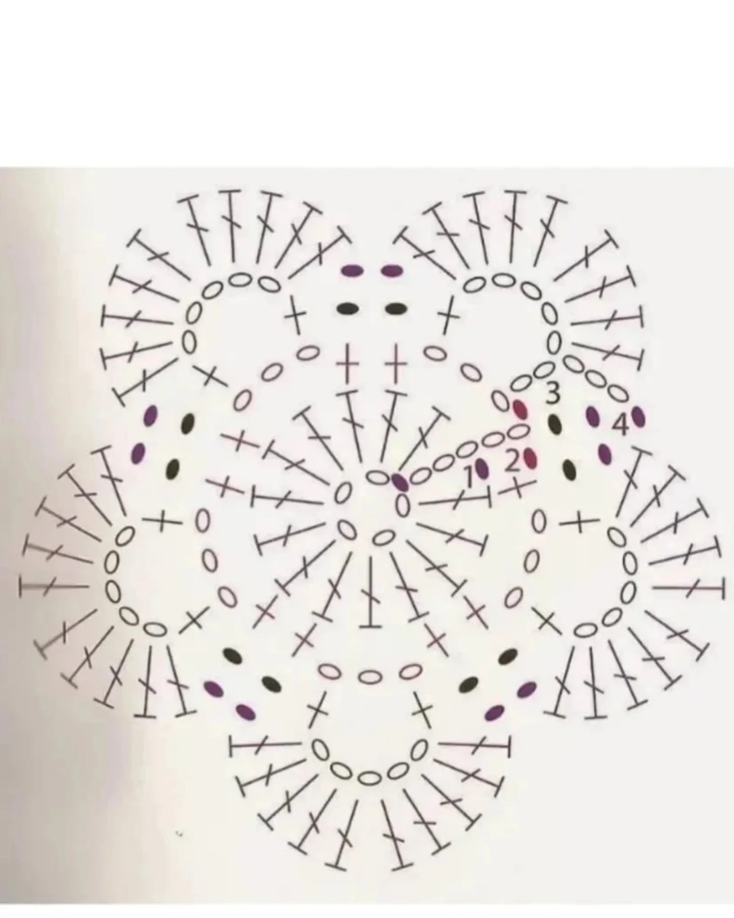 Collection of Crochet Patterns: Square, Rectangle, Triangle, and Circle Designs