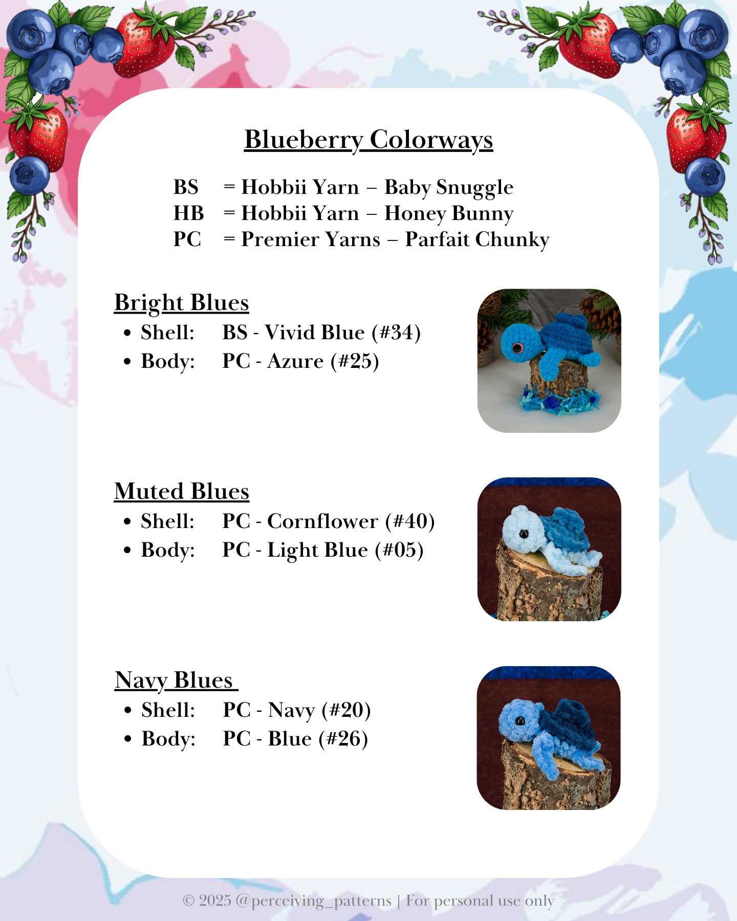 Colorful Berry Turtle Crochet Patterns for Fun Crafting