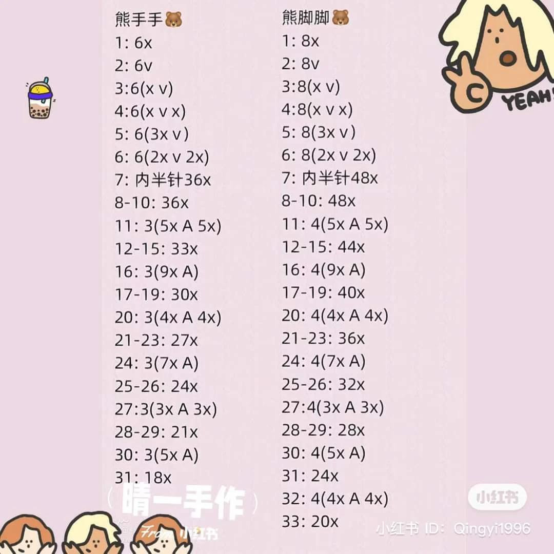 Colorful Crochet Bear with Patchwork Design for Home Decor