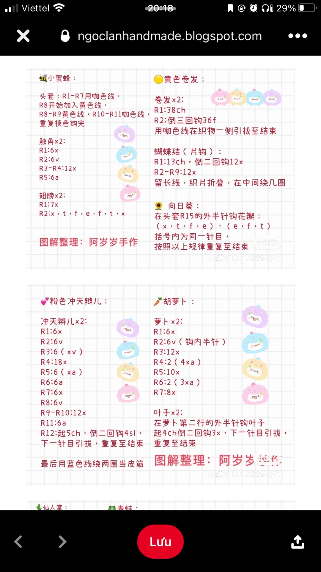 Colorful Crochet Character Faces for Creative Projects