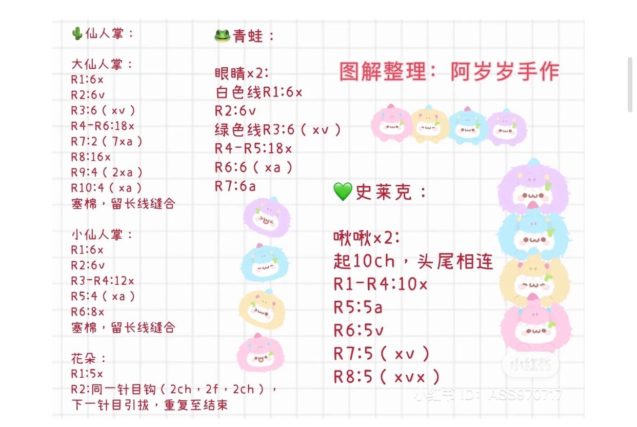 Colorful Crochet Character Faces for Creative Projects