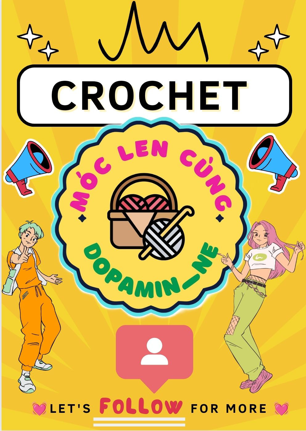 Colorful Crochet Clown Toy Pattern for Beginners