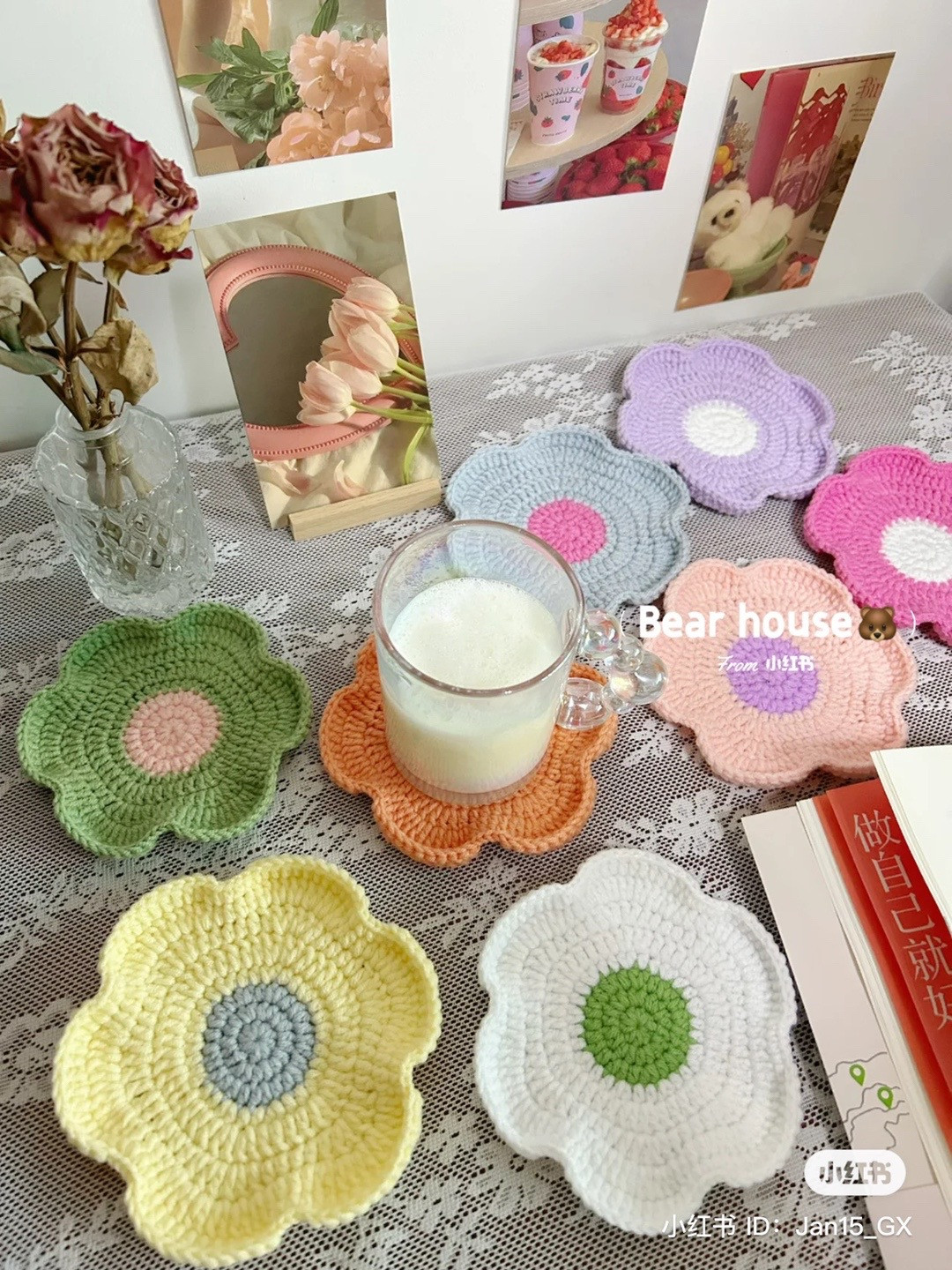 Colorful Crochet Flowers: Easy DIY Pattern for Beginners